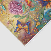 Papier Mousseline Les ailes en feu, les papillons de nuit (Détail)