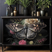 Papier Mousseline Les ailes sombres fleurissent