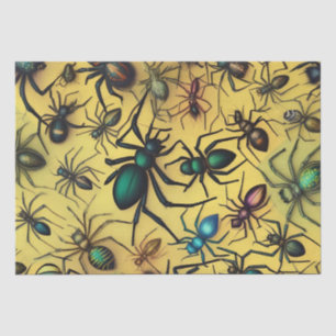 Papier Mousseline Les Amateurs D'Arachnid Déplaisant Crawly Spiders,
