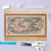 Papier Mousseline Les Anges de la Hiérarchie Cherubim, Burne Jones (Artisanat)