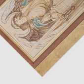 Papier Mousseline Les anges de l'archange de la hiérarchie, Burne Jo (Détail)