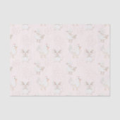 Papier Mousseline Les animaux mignons en rose (Recto)