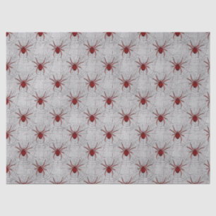 Papier Mousseline Les araignées rouges et les îlots gris sur la page