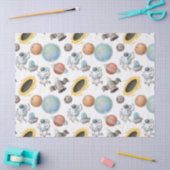 Papier Mousseline Les astronautes, les roquettes et les planètes sur (Artisanat)