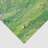 Papier Mousseline Les célèbres terrasses de riz yuanyang - Yunnan, C (Détail)