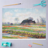 Papier Mousseline Les champs de tulipes au Pays-Bas, Monet (Artisanat)