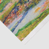 Papier Mousseline Les champs de tulipes au Pays-Bas, Monet (Détail)