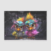 Papier Mousseline Les chats comme soeurs troyennes (Recto)