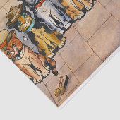 Papier Mousseline Les chats fumeurs de Louis Wain (Détail)