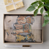 Papier Mousseline Les chats fumeurs de Louis Wain (Cadeau)