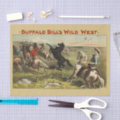Papier Mousseline Les Chevaux de l'Ouest sauvage de Buffalo Bill (Artisanat)