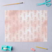 Papier Mousseline Les chevaux de mer sur la page de découpage rose (Artisanat)