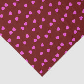 Papier Mousseline Les coeurs de Valentine sautinent (Détail)