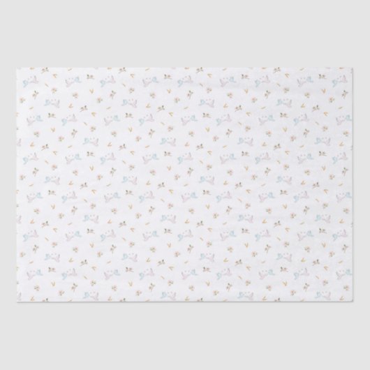 Papier Mousseline Les colombes gracieuses (Recto)