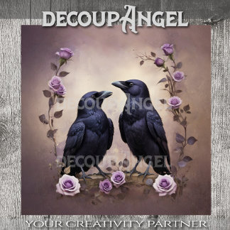 Papier Mousseline Les compagnons de corbeau à la déroupage Twilight
