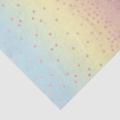 Papier Mousseline Les confettis roses élégants de parties (Détail)