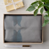 Papier Mousseline Les cygnes bleus doivent être amoureux (Cadeau)