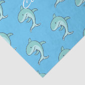 Papier Mousseline Les dauphins bleus sauter Thunder_Cove (Détail)