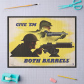 Papier Mousseline Les deux fûts, militaire et industriel, effort de  (Artisanat)