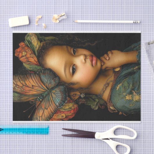 Papier Mousseline Les enfants sont notre avenir5 (Artisanat)