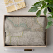 Papier Mousseline Les Etats-Unis 12 (Cadeau)