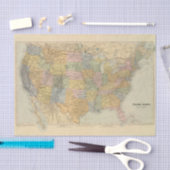 Papier Mousseline Les Etats-Unis 23 (Artisanat)