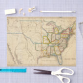 Papier Mousseline Les Etats-Unis 26 (Artisanat)