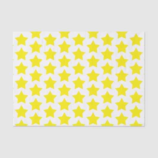 Papier Mousseline Les étoiles jaunes (Recto)