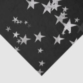 Papier Mousseline Les étoiles noires d'argent (Détail)