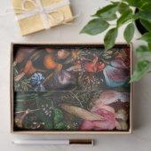 Papier Mousseline LES FAIRIES FAVORIENT OISEAUX ENCHTonnés Bois (Cadeau)