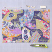 Papier Mousseline Les fans japonais traditionnels de Geisha Papier d (Artisanat)