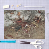 Papier Mousseline « Les Fées d'automne » d'Arthur Rackham (Artisanat)