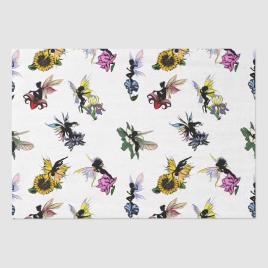 Papier Mousseline Les fées d'ombre (Recto)