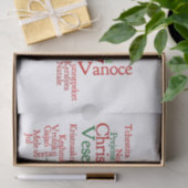 Papier Mousseline Les Fêtes De Noël Dans Le Monde Entier (Cadeau)