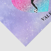 Papier Mousseline Les filles aiment le football (Détail)