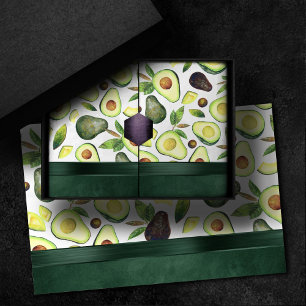 Papier Mousseline Les fleurs d'Avocado   Motif de fruits rustiques v
