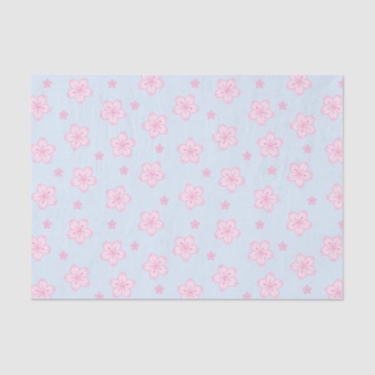Papier Mousseline Les fleurs de cerisiers de Kawaii Sakura (Recto)