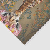 Papier Mousseline Les fleurs de girafe (Détail)