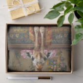 Papier Mousseline Les fleurs de girafe (Cadeau)