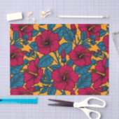 Papier Mousseline Les fleurs d'Hibiscus (Artisanat)