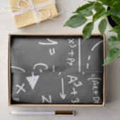 Papier Mousseline Les gribouillages mathématiques (Cadeau)