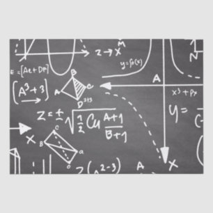 Papier Mousseline Les gribouillages mathématiques