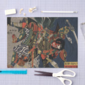 Papier Mousseline Les guerriers samouraïs Tadanori et Noritsune (Artisanat)