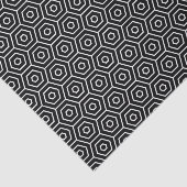 Papier Mousseline Les hexagones donnent au motif géométrique (Détail)