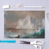 Papier Mousseline Les icebergs de l'église Frederic Edwin (Artisanat)