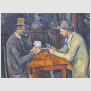 Papier Mousseline Les Joueurs de cartes, Cézanne