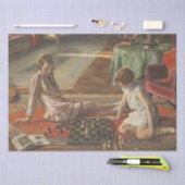 Papier Mousseline Les joueurs d'échecs (par John Lavery) (Artisanat)