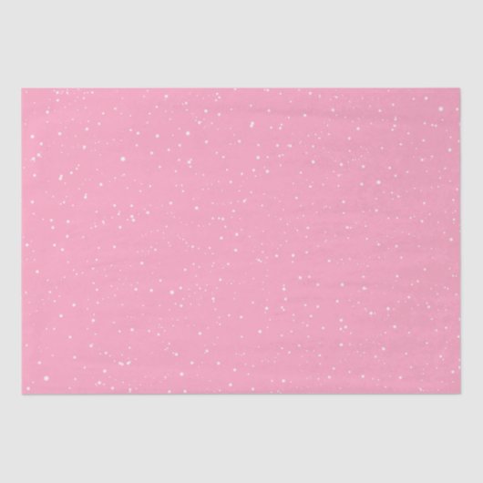 Papier Mousseline Les lacs de neige d'hiver rose (Recto)