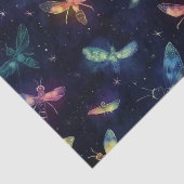 Papier Mousseline Les lucioles dans le ciel nocturne (Détail)