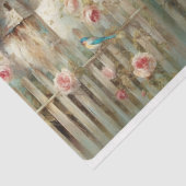 Papier Mousseline Les maisons d'oiseaux de printemps (Détail)